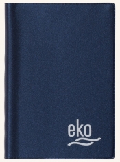 Kalendarz 2016 EKO kieszonkowy niebieski metaliczny - <br />