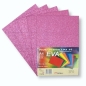 Pianka brokatowa A4 Eva różowa biodegradowalna 5szt