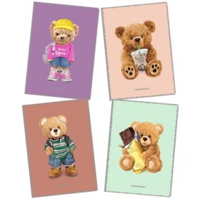 Zeszyt PP TEDDIES A4 w kratkę 60 kartek 80g