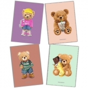 Zeszyt PP TEDDIES A4 w kratkę 60 kartek 80g