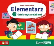 Domowa Akademia Elementarz 6-latek czyta sylabami - Straburzyńska Joanna