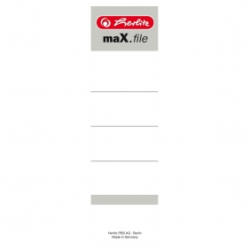 Etykiety na segregator Max.File 1-stronna 8cm/10szt