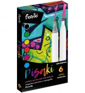 Airbrush: Markery wymienne, 6 kol.