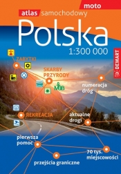 Atlas samochodowy Polski 1 : 300 000 - Demart SA