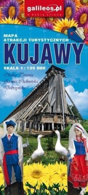 Mapa atrakcji tur. - Kujawy 1:135 000 - Opracowanie zbiorowe