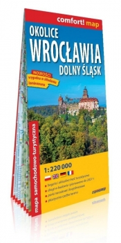 Comfort! map Okolice Wrocławia 1:220 000 mapa - Opracowanie zbiorowe