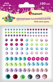 Kryształki samoprzylepne Dodatek dekoracyjny Craft-fun pastel (56934)
