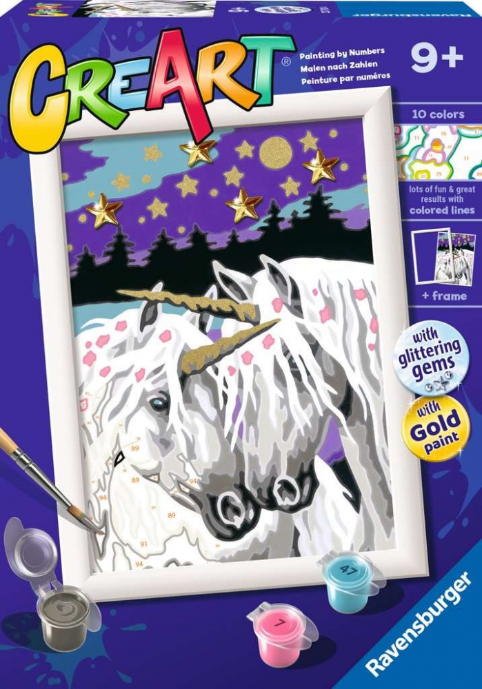 <img src='https://webimage.pl/pics/104/7/d23710.jpg' style='height:440px' /> Ravensburger, CreArt: Zakochane jednorożce (23710)