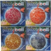 Gwiazdkowe Puzzle Błyszcz.kul.60 el