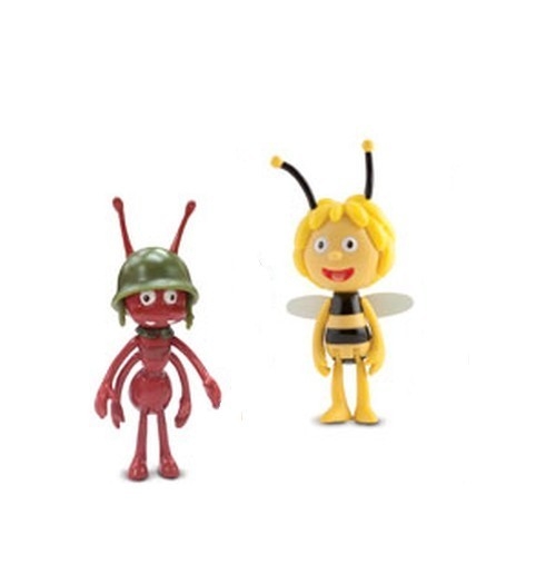 Pszczółka Maja figurki w tubie Maja i Mrówka