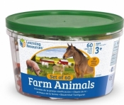 Zestaw 60szt- Farma, Figurki do nauki liczenia