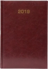 Kalendarz książkowy A5 dzienny 2019 Baladek bordo