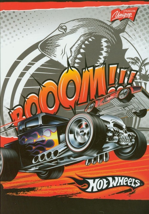 Zeszyt Hot Wheels A5 w linie 32 kartki Booom!