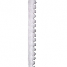 Sznurek dekoracyjny 1,7m - biały (339361)