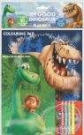 Kolorowanki z kredkami. Good Dinosaur