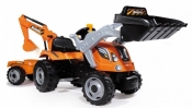 Traktor Max z łyżką, koparką i przyczepą (7600710110)