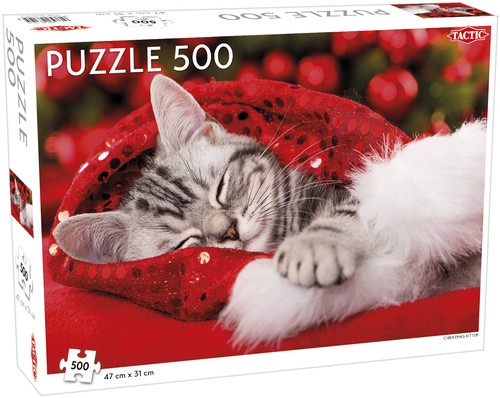 Puzzle Christmas Kitten 500