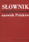 Słownik odapelatywnych nazwisk Polaków