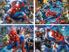 Puzzle Progressive SuperColor 4w1: Spider-Man (21410)