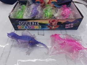 Gniotek żelowy jaszczurka MIX