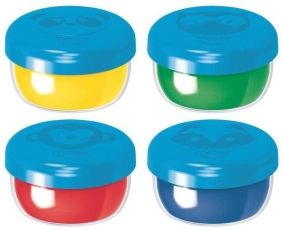 Farby do malowania palcami Color'Peps, 4 kolory x 80g (MPD-812510)