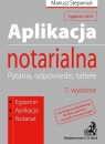 Aplikacja notarialna Pytania, odpowiedzi, tabele Stepaniuk Mariusz