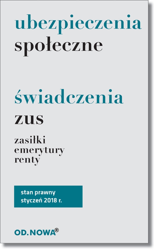 Ubezpieczenia społeczne świadczenia ZUS emerytury