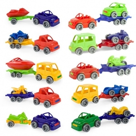 Pojazd Kid Cars Sport autka z przyczepą MIX (52610)