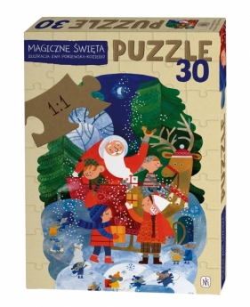 Puzzle 30: Magiczne święta (Uszkodzone opakowanie) - Ewa Poklewska-Koziełło