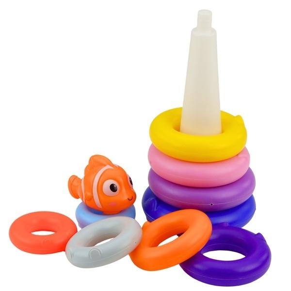 Układanka edukacyjna piramida kołka 10el.