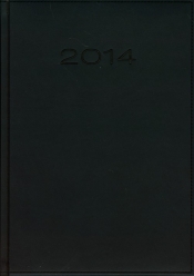 Kalendarz 2014 B5 51T Granatowy menadżerski tygodniowy - <br />