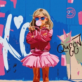 Malowania po numerach - Za wszelką cenę 50x50cm