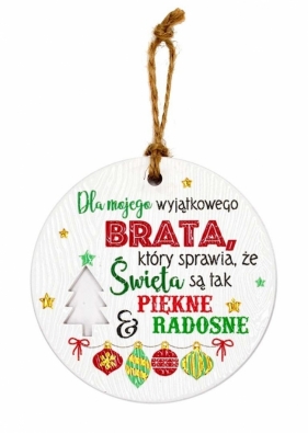 Zawieszka ceramiczna Boże Narodzenie