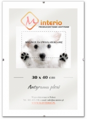 Antyrama plexi 30 x 40 cm