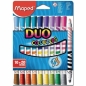 Flamastry Colorpeps Duo 10=20 kolorów Maped