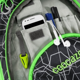 Coocazoo, plecak ScaleRale, Laserreflect, kolor: sollar-green, system MatchPatch (188167)