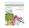 Kolorowanka po numerach Graffy Pop Manga 6+