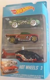 Hot Wheels Trzypak - zestaw 6