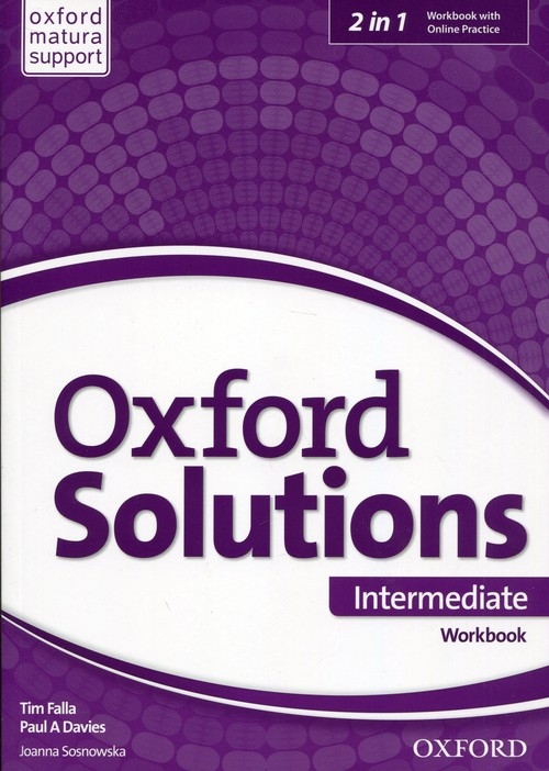 Oxford Solutions Intermediate Workbook + Online Practice