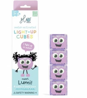 Kostki sensoryczne świecące w wodzie Lumi fiolet