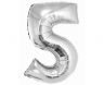 Balon foliowy Smart srebrny 76cm