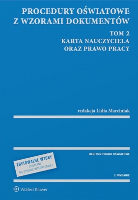 Procedury oświatowe z wzorami dokumentów - Marciniak Lidia