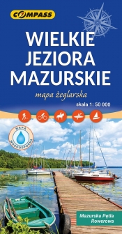Wielkie Jeziora Mazurskie mapa laminowana - praca zbiorowa