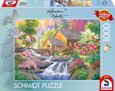 <img src='https://webimage.pl/pics/106/8/d4001504588106.jpg' style='height:440px' /> Puzzle 1000 PQ Abraham hunter szemrzący strumień 114382