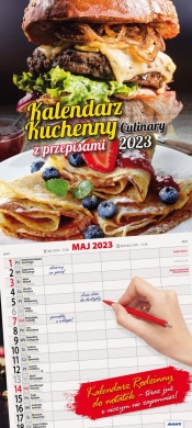 Kalendarz 2023 paskowy spirala Kuchenny KPD3