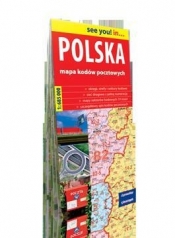 Polska. Mapa kodów pocztowych