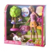BARBIE NA ROLKACH Z PIESKAMKI (N7651)