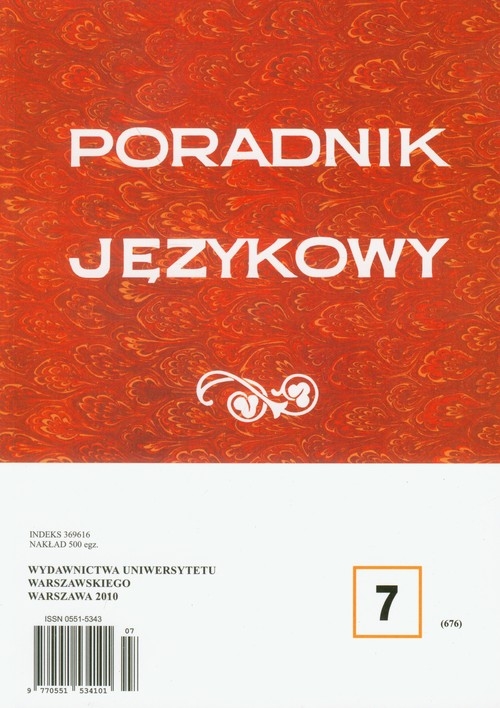 Poradnik językowy 7/2010