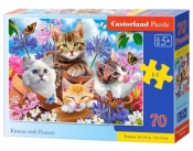 Puzzle 70 Kittens with Flowers CASTOR