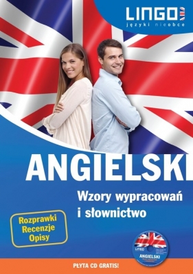 Angielski Wzory wypracowań i słownictwo + CD - Paweł Marczewski, Wiktor Dobrosława